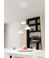 Seco 3 Hvid Prem loftslampe - Ø18 cm, E27, 230V, uden lyskilde