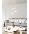Seco 3 Hvid Prem loftslampe - Ø18 cm, E27, 230V, uden lyskilde