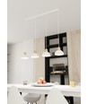 Seco 4 Hvid loftslampe - Ø18 cm, E27, 230V, uden lyskilde