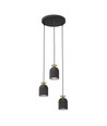 Target 3 Sort Prem pendellampe - Ø11 cm, E27, 230V, uden lyskilde