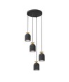 Target 4 Sort Prem pendellampe - Ø11 cm, E27, 230V, uden lyskilde