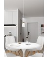 Target 1 Hvid pendellampe - Ø11 cm, E27, 230V, uden lyskilde