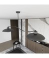 Foster 2 Sort lysekrone - E27, 230V, uden lyskilde