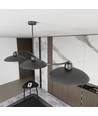 Foster 3 Sort lysekrone - E27, 230V, uden lyskilde