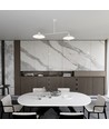 Foster 2 Hvid lysekrone - E27, 230V, uden lyskilde