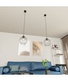 Nando 1 Sort pendellampe - Ø24 cm, E27, 230V, uden lyskilde