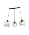 Nando 3 Sort pendellampe - Ø24 cm, E27, 230V, uden lyskilde