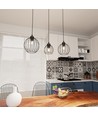 Nando 3 Sort pendellampe - Ø24 cm, E27, 230V, uden lyskilde