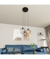 Nando 3PREM Sort pendellampe - Ø24 cm, E27, 230V, uden lyskilde