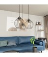 Nando 3PREM Sort pendellampe - Ø24 cm, E27, 230V, uden lyskilde