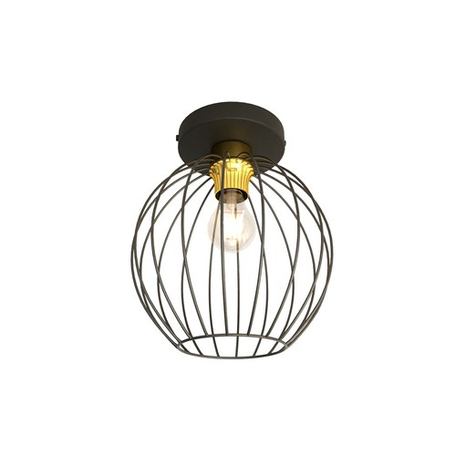Nest 1 Sort/Guld loftslampe - Ø24 cm, E27, 230V, uden lyskilde