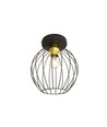Nest 1 Sort/Guld loftslampe - Ø24 cm, E27, 230V, uden lyskilde