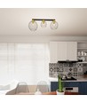 Nest 3 Sort/Guld loftslampe - Ø24 cm, E27, 230V, uden lyskilde