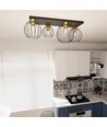 Nest 4 Sort/Guld loftslampe - Ø24 cm, E27, 230V, uden lyskilde