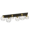 Nest 6 Sort/Guld loftslampe - Ø24 cm, E27, 230V, uden lyskilde