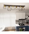 Nest 6 Sort/Guld loftslampe - Ø24 cm, E27, 230V, uden lyskilde