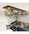 Nest 6 Sort/Guld loftslampe - Ø24 cm, E27, 230V, uden lyskilde