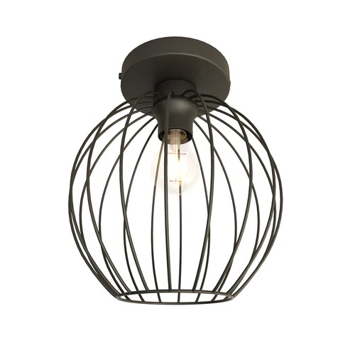 Nest 1 Sort loftslampe - Ø24 cm, E27, 230V, uden lyskilde