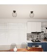 Nest 1 Sort loftslampe - Ø24 cm, E27, 230V, uden lyskilde