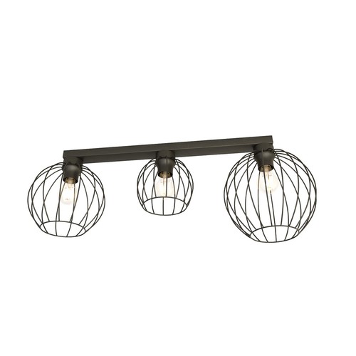 Nest 3 Sort loftslampe - Ø24 cm, E27, 230V, uden lyskilde