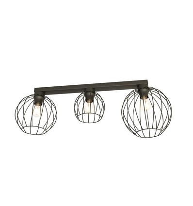 Nest 3 Sort loftslampe - Ø24 cm, E27, 230V, uden lyskilde