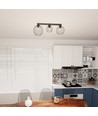 Nest 3 Sort loftslampe - Ø24 cm, E27, 230V, uden lyskilde