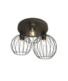 Nest 3PREM Sort loftslampe - Ø24 cm, E27, 230V, uden lyskilde