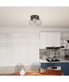 Nest 3PREM Sort loftslampe - Ø24 cm, E27, 230V, uden lyskilde