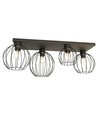 Nest 4 Sort loftslampe - Ø24 cm, E27, 230V, uden lyskilde