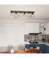 Nest 6 Sort loftslampe - Ø24 cm, E27, 230V, uden lyskilde