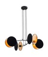 Motif 4 Sort/Guld pendellampe - Ø20 cm, E27, 230V, uden lyskilde