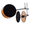 Motif 4 Sort/Guld pendellampe - Ø20 cm, E27, 230V, uden lyskilde