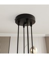 Motif 4 Sort/Guld pendellampe - Ø20 cm, E27, 230V, uden lyskilde