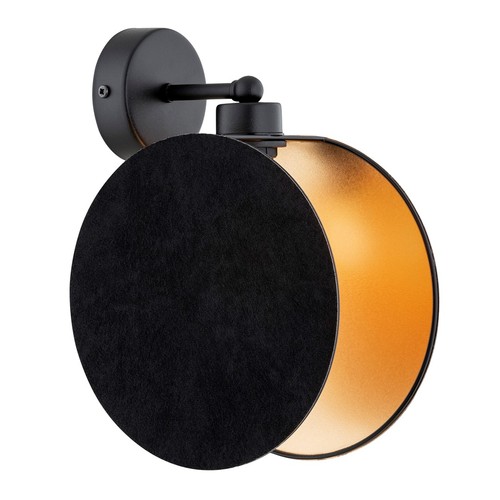 Motif K1 Sort/Guld pendellampe - Ø20 cm, E27, 230V, uden lyskilde