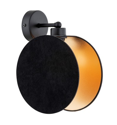 Motif K1 Sort/Guld pendellampe - Ø20 cm, E27, 230V, uden lyskilde
