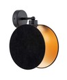 Motif K1 Sort/Guld pendellampe - Ø20 cm, E27, 230V, uden lyskilde