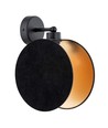 Motif K1 Sort/Guld pendellampe - Ø20 cm, E27, 230V, uden lyskilde
