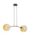 Motif 2 Guld pendellampe - Ø20 cm, E27, 230V, uden lyskilde