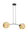 Motif 2 Guld pendellampe - Ø20 cm, E27, 230V, uden lyskilde