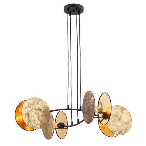 Motif 4 Guld pendellampe - Ø20 cm, E27, 230V, uden lyskilde