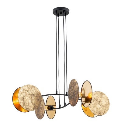 Motif 4 Guld pendellampe - Ø20 cm, E27, 230V, uden lyskilde