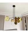 Motif 4 Guld pendellampe - Ø20 cm, E27, 230V, uden lyskilde