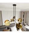 Motif 4 Guld pendellampe - Ø20 cm, E27, 230V, uden lyskilde