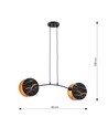 Motif 2 Marbel pendellampe - Ø20 cm, E27, 230V, uden lyskilde