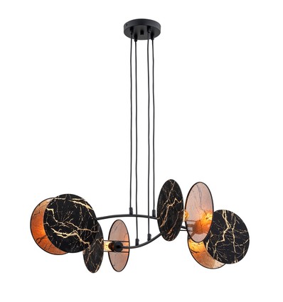 Motif 4 Marbel pendellampe - Ø20 cm, E27, 230V, uden lyskilde