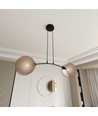 Motif 2 Naturlig pendellampe - Ø20 cm, E27, 230V, uden lyskilde