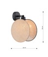 Motif K1 Naturlig pendellampe - Ø20 cm, E27, 230V, uden lyskilde