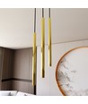 Selter 3 Premium Guld pendellampe - Ø2 cm, G9, 230V, uden lyskilde