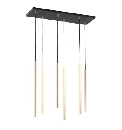 Selter 6 Guld pendellampe - Ø2 cm, G9, 230V, uden lyskilde