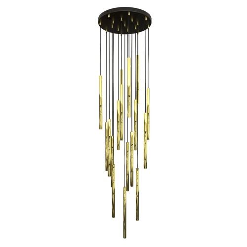 Selter 17 Premium Guld pendellampe - Ø2 cm, G9, 230V, uden lyskilde